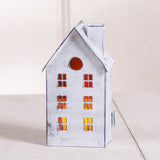 Tin Saltbox House Candle Lamp