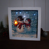 Snow Much in Love Lighted Shadow Box with Timer