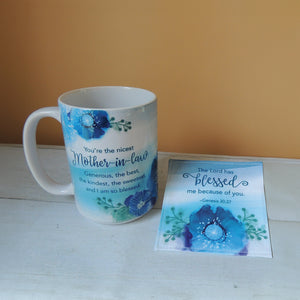 Mother in Law Mug and Coaster Set