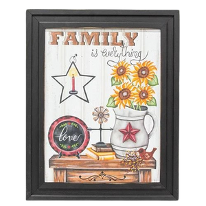 Family Is Everything Framed Print