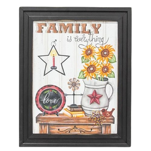 Family Is Everything Framed Print