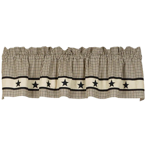 Farmstead Star Valance