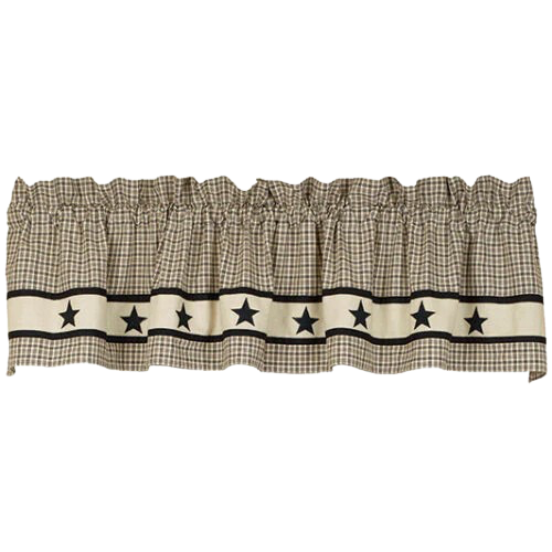 Farmstead Star Valance