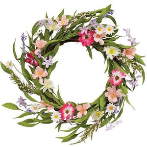 Spring Flower and Herb Wreath