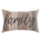 Large Sawyer Mill Charcoal Family Pillow