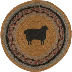 Braided Sheep Jute Trivet