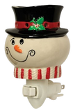 Snowman Plug-In Wax Warmer Gift Set