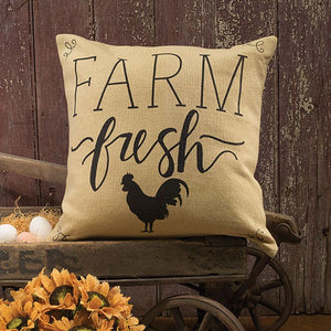 16" Farm Fresh Pillow Cover - Amethyst Designs Country Mercantile