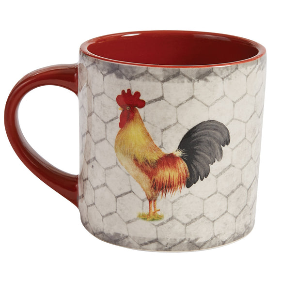 Break of Day Rooster Mug - Amethyst Designs Country Mercantile