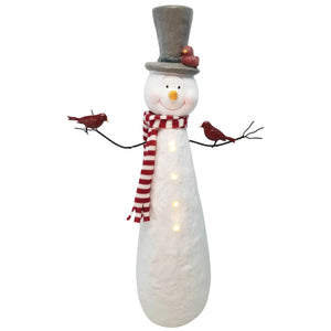 23" Top Hat Snowman with Lights