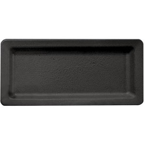 Black Wooden Rectangle Candle Tray