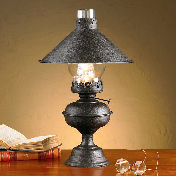 Hartford Electric Lamp With Shade - Amethyst Designs Country Mercantile