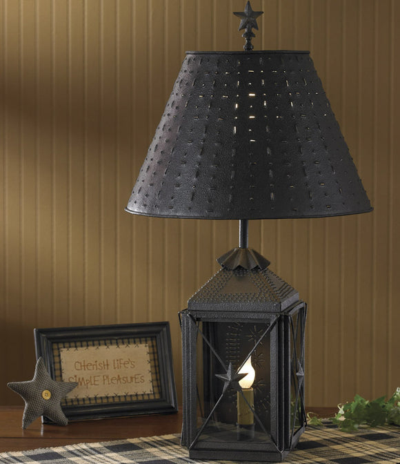 Blackstone Lantern Lamp - Amethyst Designs Country Mercantile
