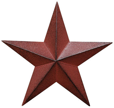 Burgundy or Black Barn Star - Amethyst Designs Country Mercantile