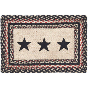 Colonial Star Jute Rectangle Placemat