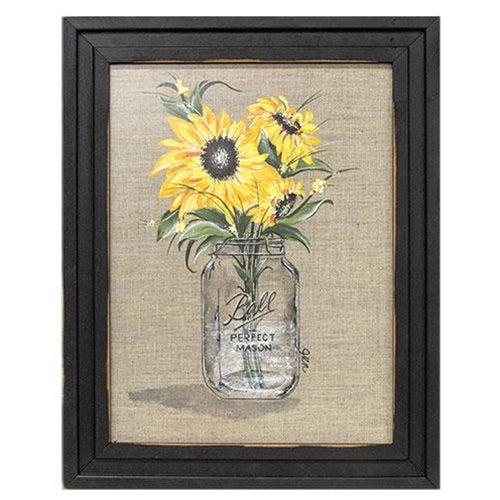 Country Sunflowers Framed 12