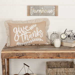 Give Thanks 22" x 14" Pillow