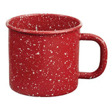 Red Granite Enamelware Farmhouse Mug