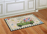 Happy Spring Green Truck Mat - Amethyst Designs Country Mercantile