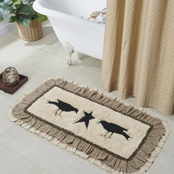Kettle Grove Star And Crows Bathmat - Amethyst Designs Country Mercantile