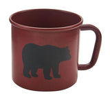 Linville Bear Enamel Mug - Amethyst Designs Country Mercantile