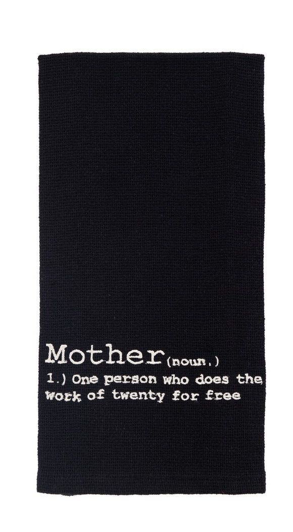 Mother Definition Dish Towel - Amethyst Designs Country Mercantile