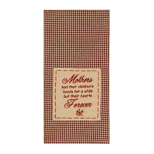 Mother's Hold Their Children's Hearts Dish Towel