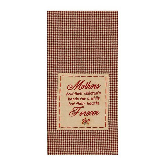 Mother's Hold Their Children's Hearts Dish Towel - Amethyst Designs Country Mercantile