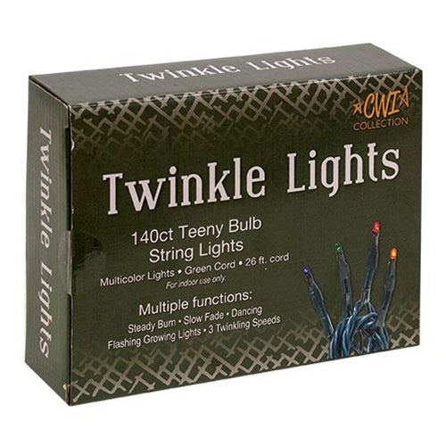Multiple Function Colored Twinkle Lights - Amethyst Designs Country Mercantile