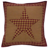 Ninepatch Star 16" Square Pillow - Amethyst Designs Country Mercantile