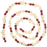 Popcorn And Cranberry 68" Garland - Amethyst Designs Country Mercantile