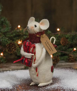 Presents Holiday Mouse - Amethyst Designs Country Mercantile