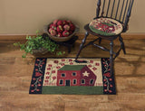 Red House Handcrafted Hooked Rug