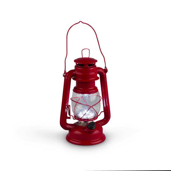 Red Hurricane Lantern - Amethyst Designs Country Mercantile