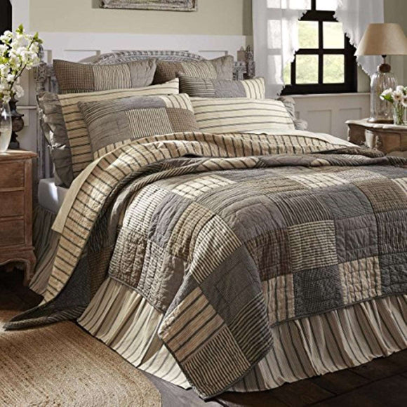Sawyer Mill Charcoal Quilt