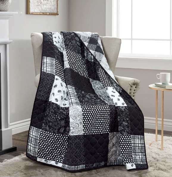 London Quilted Country Throw