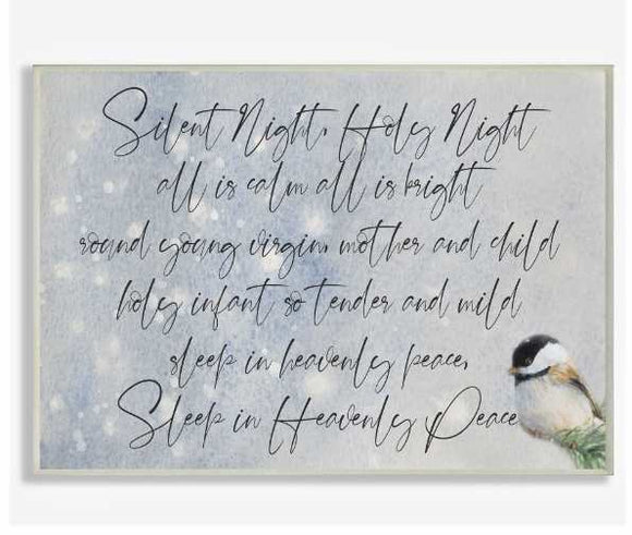 Silent Night Winter Bird Picture