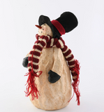 Top Hat 9" Coountry Snowman