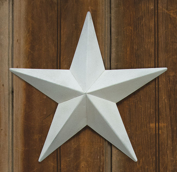 Farmhouse White Barn Star - Comes in 5 sizes!