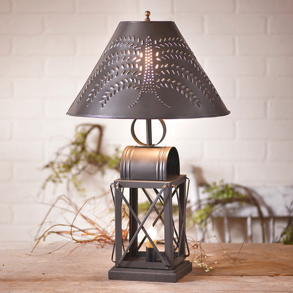Keeping Room Lamp and Shade - Amethyst Designs Country Mercantile