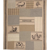 Sawyer Mill Charcoal Farm Animal Quilted Throw - Amethyst Designs Country Mercantile