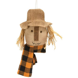 Scarecrow Head 12" Hanger - Amethyst Designs Country Mercantile
