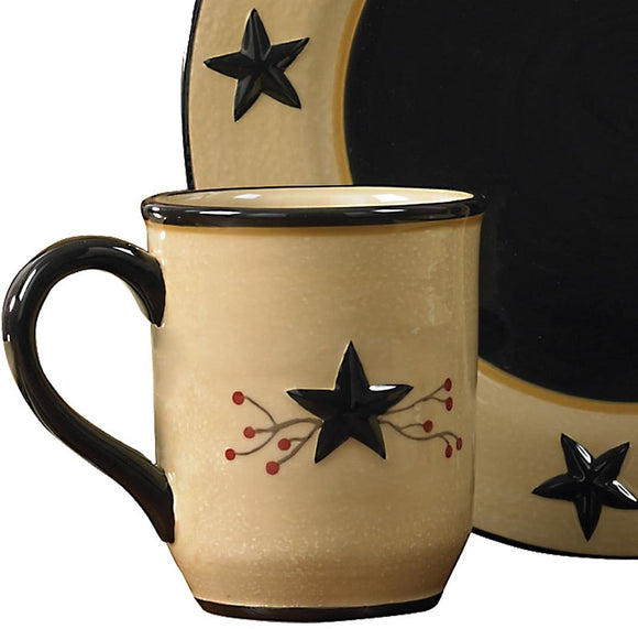 Star Vine Ceramic Mug - Amethyst Designs Country Mercantile