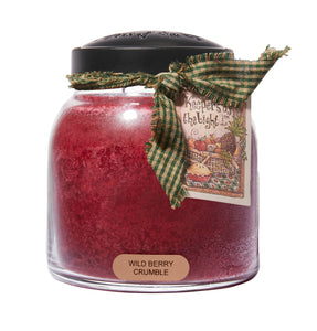 Wild Berry Crumble 34 oz Papa Jar Candle - Amethyst Designs Country Mercantile